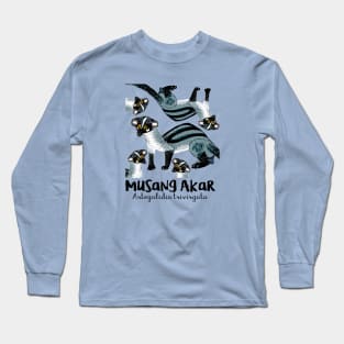 Musang akar civet #viverridrule Long Sleeve T-Shirt